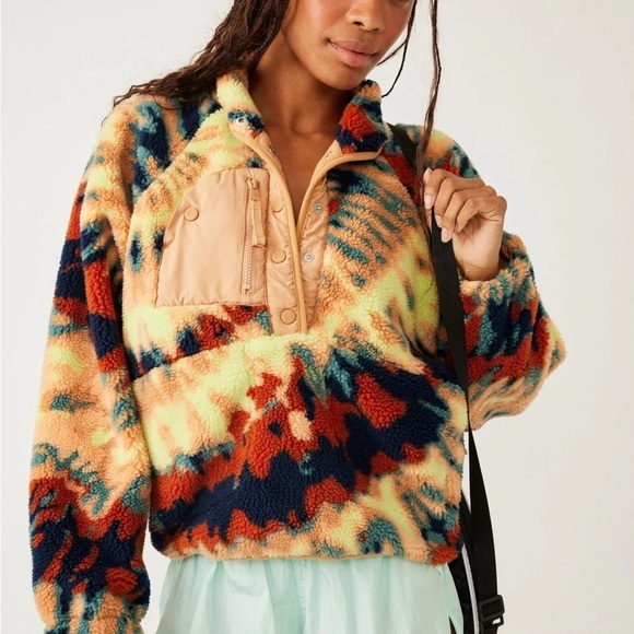 Free People Jackets & Blazers - Free People (OVERSIZED) || Rocky Ridge Fleece Pullover